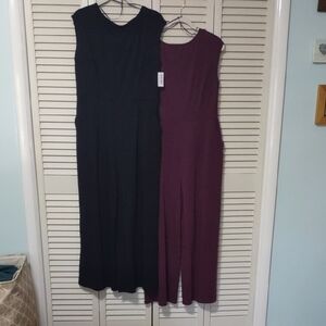 Set Of Two Old Navy Ponte Rompers Dressy Size L